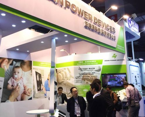 customized medical power supplies by asian power devices struck a chore in the 2018 cmef